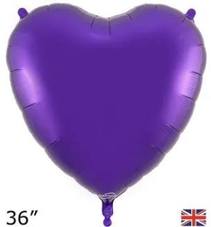 36" Oaktree Purple Heart Foil Balloon