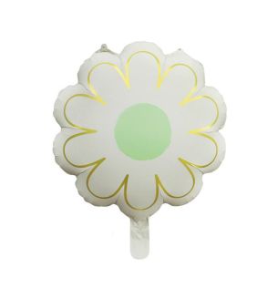 42cm x 52cm Green Daisy Foil Balloon