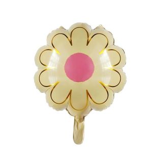 42cm x 52cm Yellow Daisy Foil Balloon