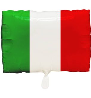 18" Italian Flag Foil Balloon