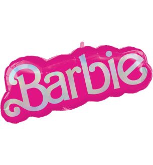 32" Barbie Logo Foil Balloon