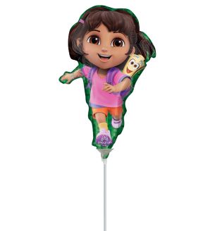 Mini Nickelodeon Dora the Explorer Foil Balloon