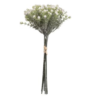 Mini Open Gypsophilia Bunch x 6 White 33cm