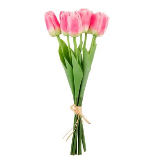 Tulip Bunch x 9 Pink