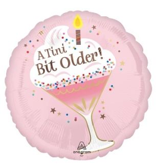 18" Anagram A Tini Bit Older Foil Balloon