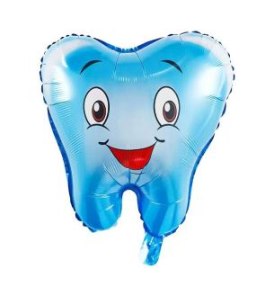 50cm x 56cm Blue Tooth Foil Balloon