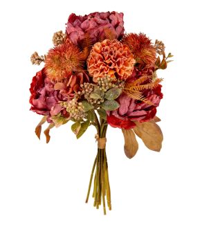 Peony Heritage Mixed Bouquet Vintage Wine Bunch Flowers