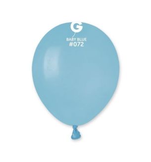 5" Gemar Baby Blue 072 Latex Balloons 50ct