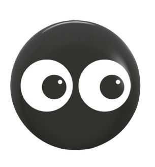 5" Sempertex Double Eyes Black 080 Latex Balloons 50ct