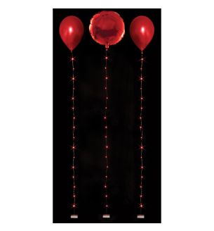 Décor Lites BalloonLite 1.8m x 18 Lights Red