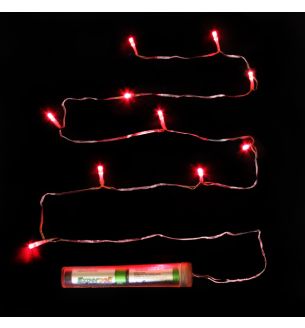 Décor Lites Submersible 10 Light Set Red