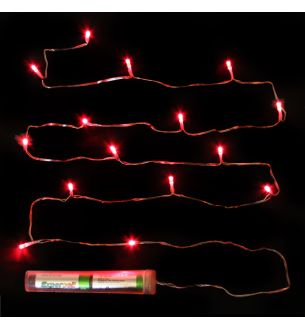 Décor Lites Submersible 15 Light Set Red