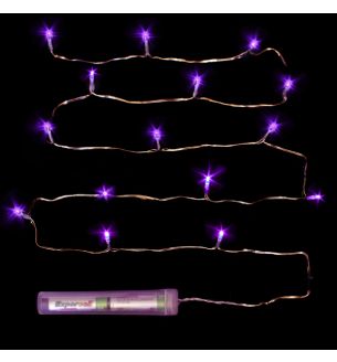 Décor Lites Submersible 15 Light Set Purple