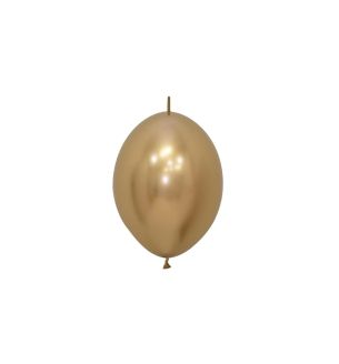 6" Sempertex Link Reflex Gold 970 Latex Balloons 25ct