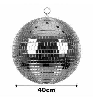 Disco Ball Silver 40cm dia
