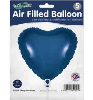 9-oaktree-navy-heart-5pcs-foil-balloon