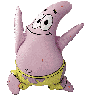 35" Patrick SpongeBob Flexmetal Foil Balloon