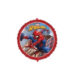 18" Spiderman Crime Fighter Round Foil Balloon