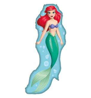 Ariel Princess Mermaid Disney Shape 64 x 85cm Foil Balloon 