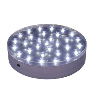 4" Silver BaseLite™ 9 Super Bright LED White