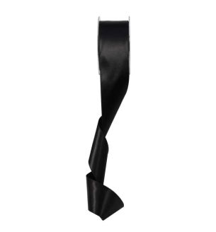 Satin Ribbon Apac Black 50mm x 20m