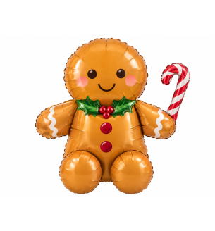 Gingerbread Man Party Deco Foil Balloon 85.5x80cm