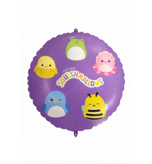 18" Squishmallows Round Foil Balloon