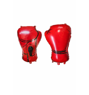 20" Red Boxing Gloves Foil Balloon