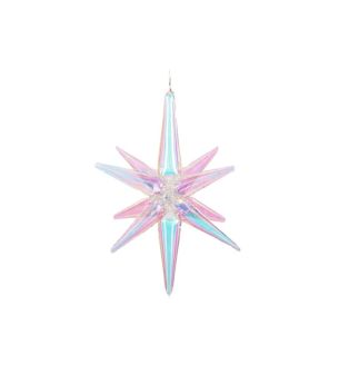 Star Burst  Party Deco Iridescent Foil Balloon 70cm