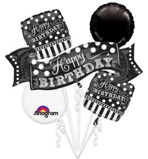 black-and-white-happy-birthday-foil-balloon-bouquet