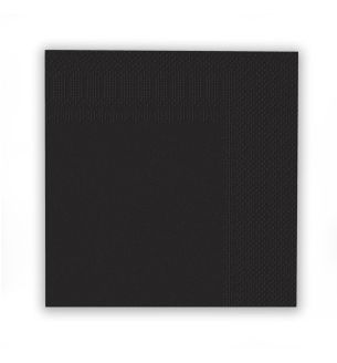 Black Napkins 16ct 33cm