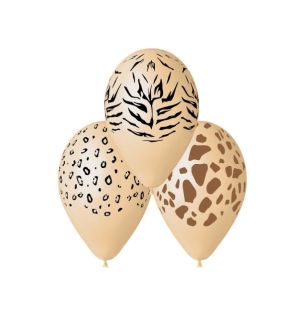 13" Gemar Animal print ass #069 Blush 25ct