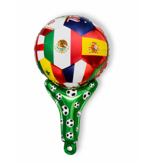 Worldcup Football Inflatable Cheering Stick Foil Balloon