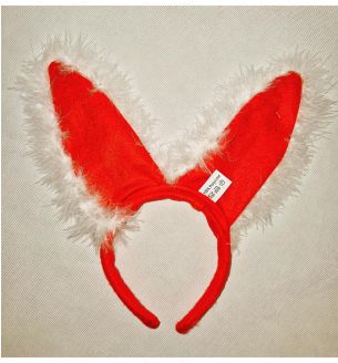 Christmas Furry Ears Headband