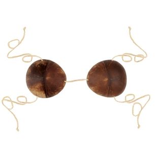 Coconut Bikini Top Bra Adult/Child Adjustable