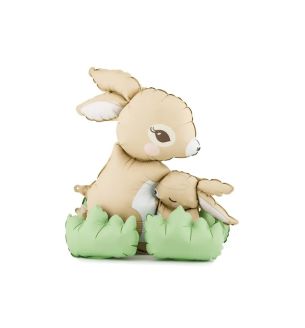 24" Bunny Rabbit Standing Foil Balloon