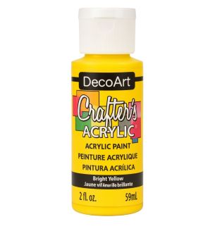 Deco Art Crafters Acrylic Paint Yellow