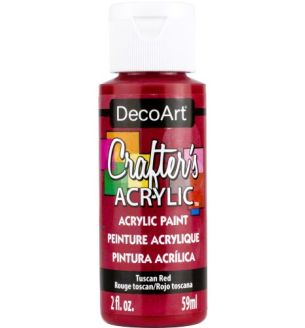 Deco Art Crafters Acrylic Paint Tuscan Red 2oz