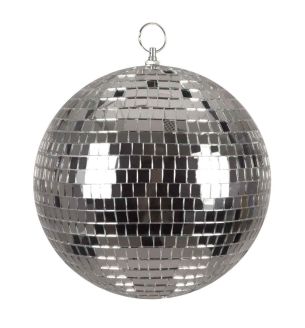 Disco Ball Silver 20cm dia