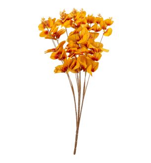 16 Heads Eucalyptus Bunch Orange Flower