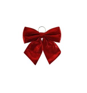 Red Satin Bow 34cm