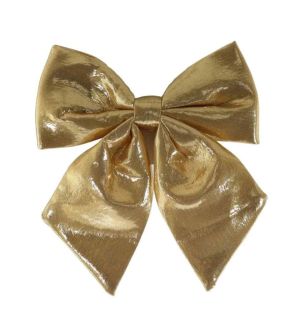 Gold Satin Bow 22cm