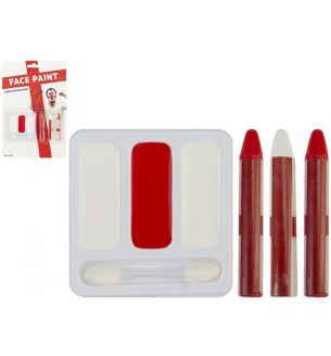 ENGLAND FACE PAINTS RED AND WHITE