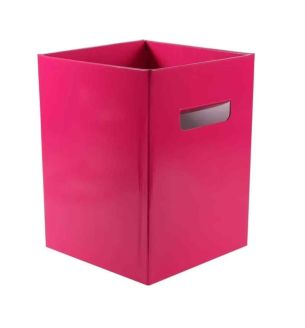 Flower Box Pearlised Hot Pink 18cm x 18cm 10pc