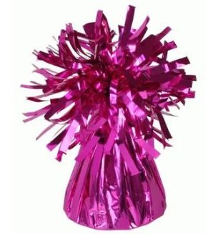 Foil Balloon Weights Fuchsia 12ct