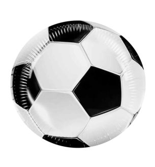 Football Paper Plates 10pc 23cm dia