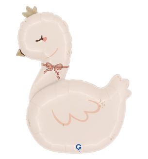 30" Swan boho Foil Balloon 