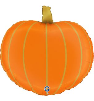 19" Grabo Orange Pumkin Foil Balloon