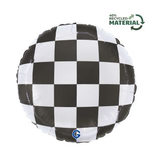 18" Checkerboard Grabo Foil Balloon