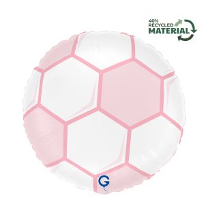 18" Football Pink Grabo Foil Balloon